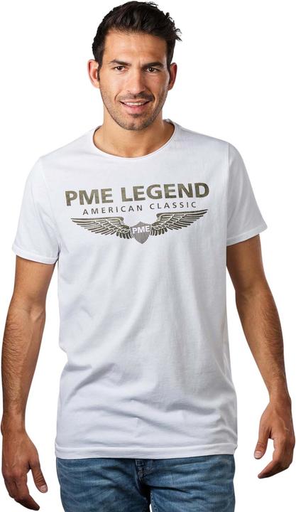 Actual product image Pme Legend T-Shirt Round Neck Printed bright white (S)