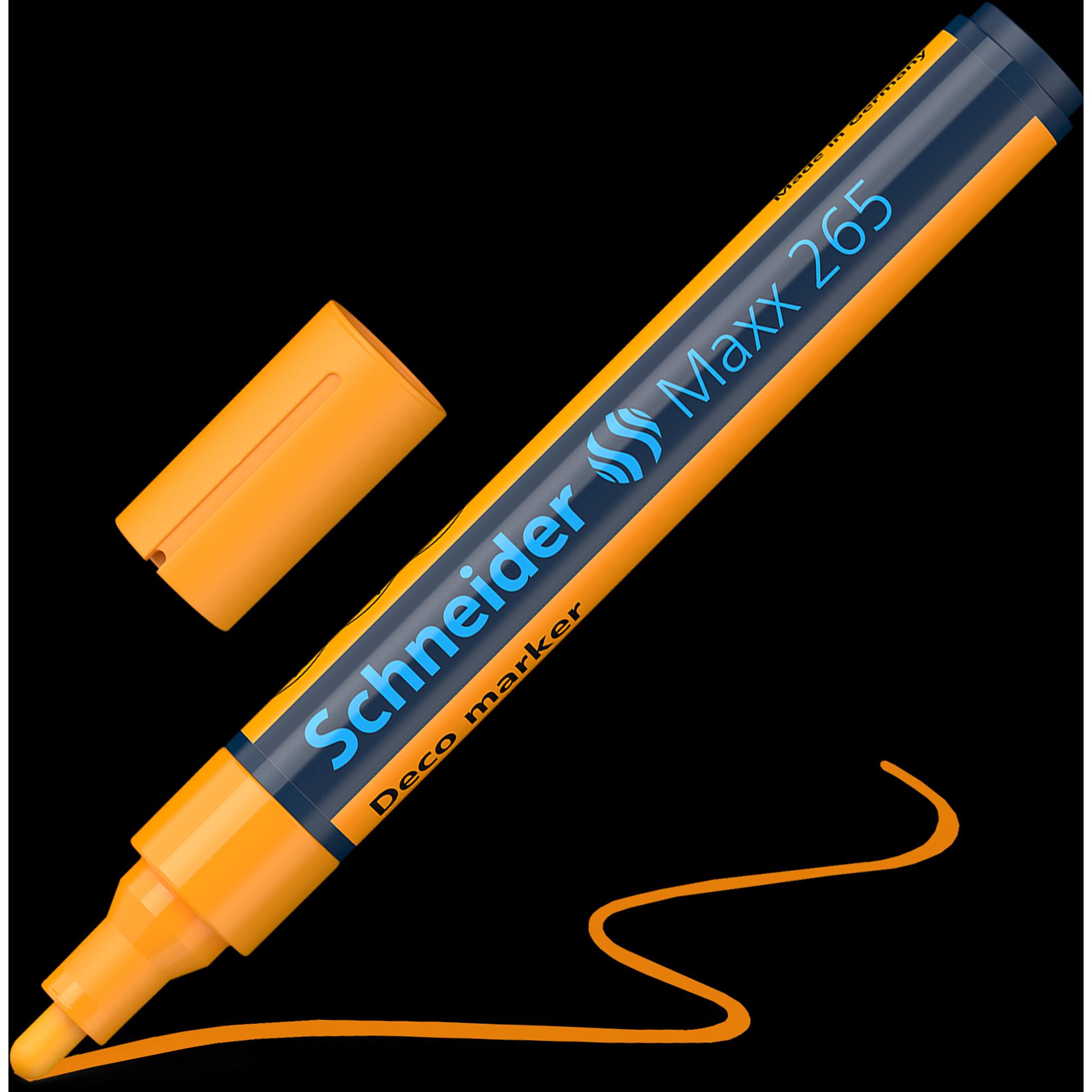 Thumbnail - Schneider, Marker, MAXX 265 Kreidestift (e) (Orange, 3 mm, 10 x)