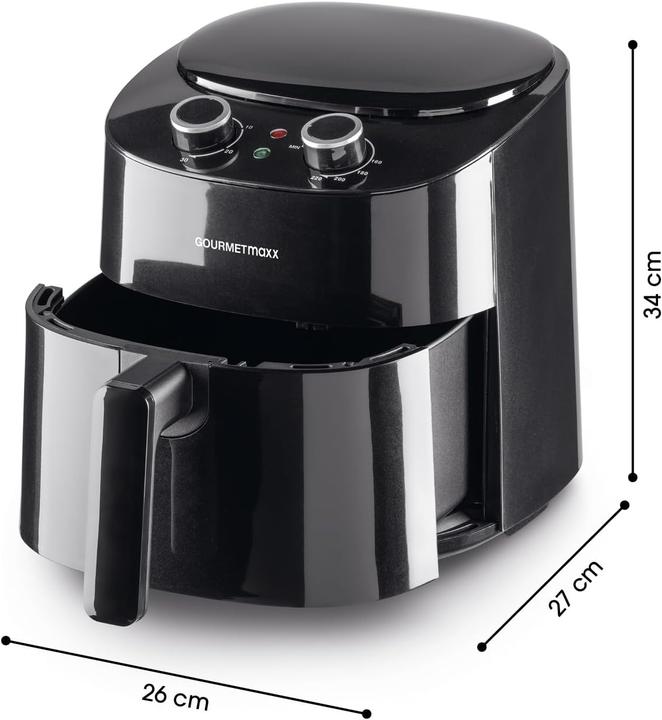 Produktbild Gourmetmaxx Heissluftfritteuse mit 8 Programmen