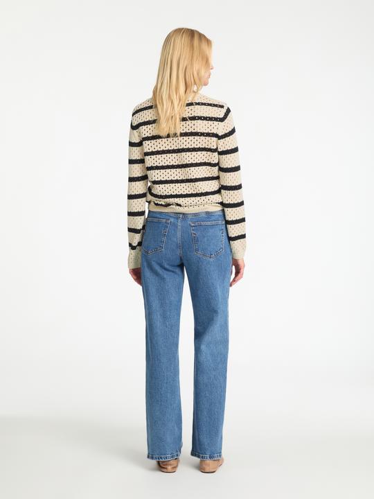 Produktbild Selected Femme Gestreifter Strickpullover (M)