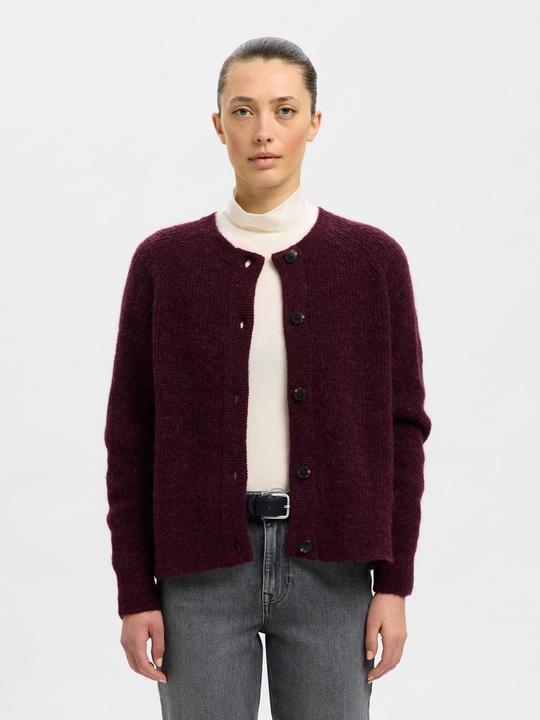 Actual product image Selected Femme Slflulu Ls Knit Short Cardigan Noos (L)