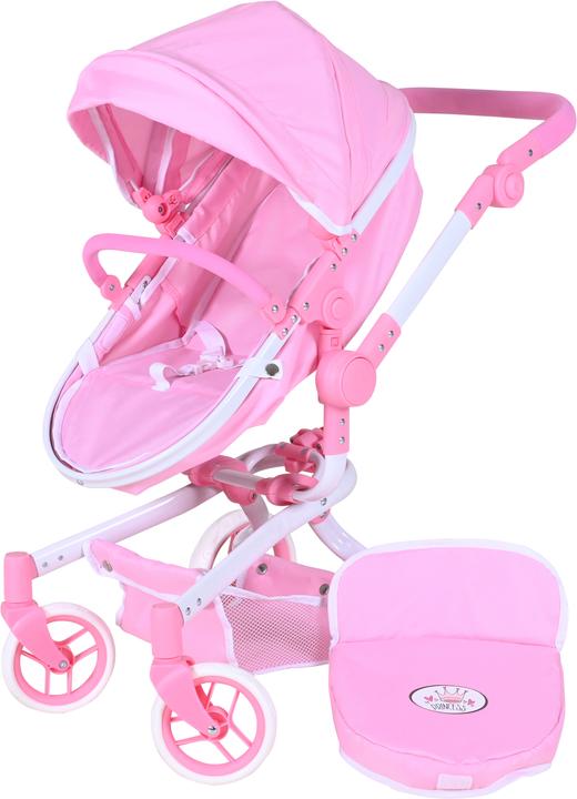 Immagine prodotto Knorrtoys Carrozzina per bambole Boonk - "Principessa Rosa Bianca".