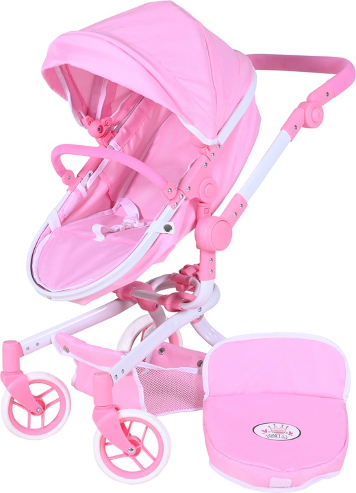 Image du produit Knorrtoys Poussette de poupée Boonk - "Princess white rose