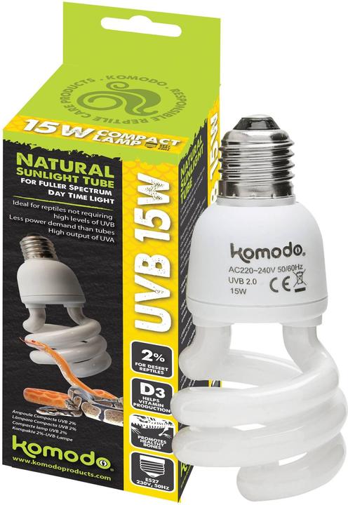 Komodo Compact UVB 2.0 ES (UVB, UVA)