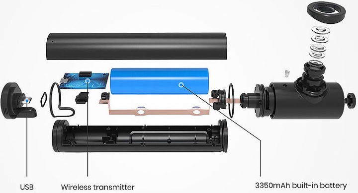 Image du produit Lescars Caméra de recul solaire sans fil