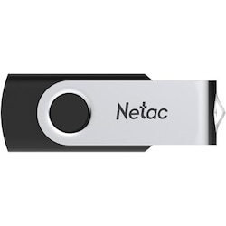 Netac U505 USB3.0 Flash Drive 64GB, ABS+Metal housing (64 GB, USB-A), USB Stick