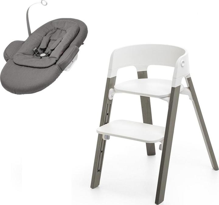 Produktbild Stokke Steps Hochstuhl Buche mit Newborn Set (Hochstuhl)