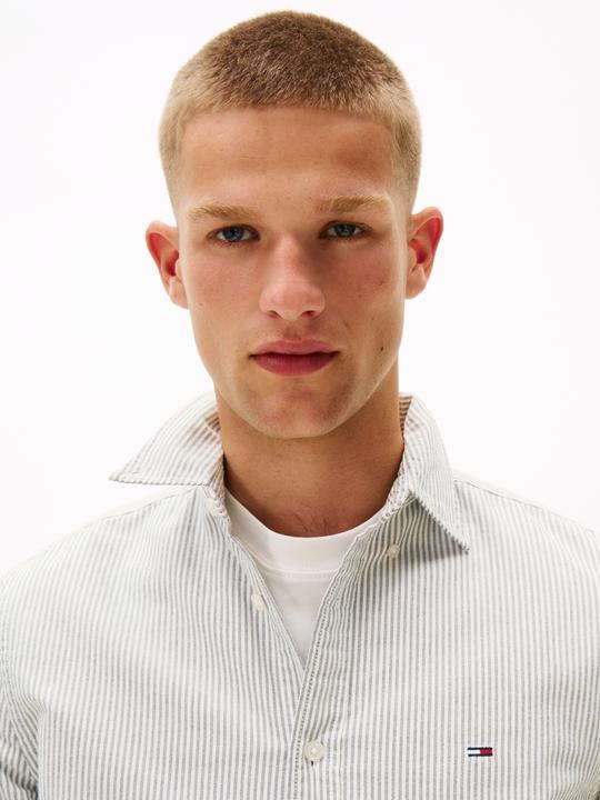 Immagine prodotto Tommy Jeans Camicia Oxford a Righe Sottili (3XL)