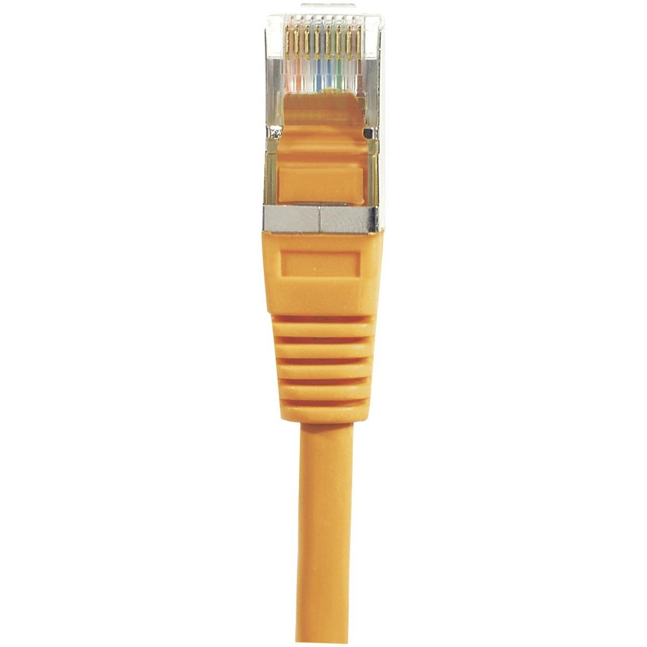 Thumbnail - Exertis Connect Patchkabel F/UTP, CAT.6, orange, 3.0 m Patchkabel mit besonders schmalem Knickschutz (F/UTP, CAT6, 3 m),...