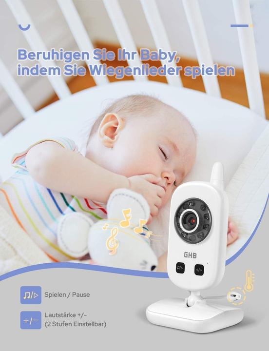 Produktbild GHB Babyphone mit Kamera und ECO-Modus (Babyphone mit Kamera)