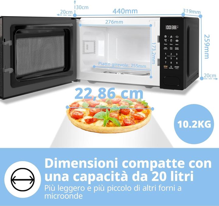 Actual product image Comfee Digital Microwave