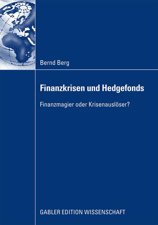 Produktbild Finanzkrisen und Hedgefonds (Deutsch, Bernd Berg, 2009)