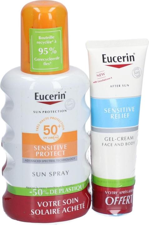 Immagine prodotto Eucerin Sun Protection Sensitive Protect Sun Spray SPF 50+ 200ml (Spray solare, SPF 50+, 200 ml)