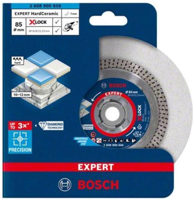 Productafbeelding Bosch Professional Zubehör Expert HardCeramic X-LOCK diamantdoorslijpschijven, 85x 22,23 x 1,6 x 7 mm