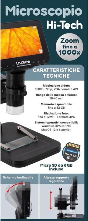 Actual product image Lisciani Hi Tech Educativo Microscopio Hi Tech
