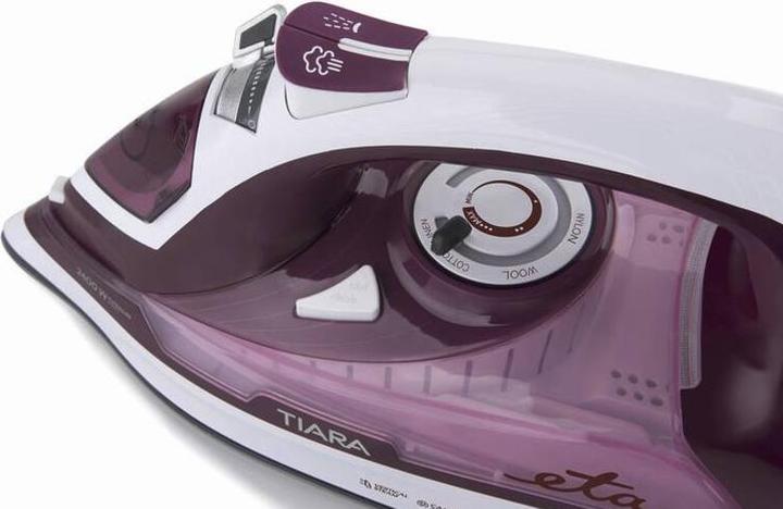 Productafbeelding ETA Strijkijzer 126990000 Tiara II stoomstrijkijzer, 2400 W, waterreservoir 450 ml, continue stoom 40 g (2400 W, 130 g/min)