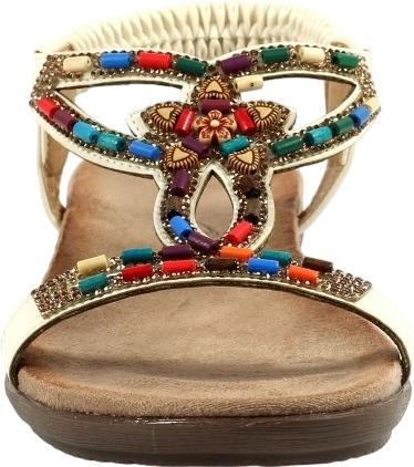 Actual product image Lunar Womens/Ladies Mariella Beaded Sandals (39)