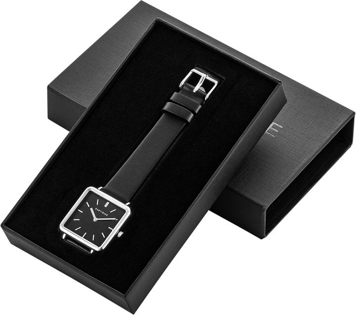 Image du produit Eastside Montre à quartz pour femme Grand en cuir véritable noir - 11254 (Montre analogique, 37.30 mm)