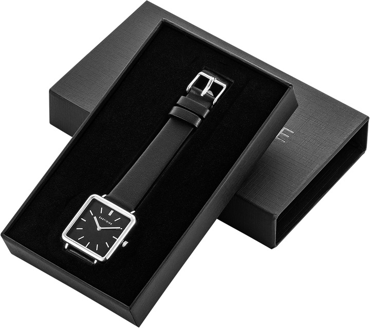 Produktbild Eastside Damen Quarzuhr Grand Echtleder schwarz - 11254 (Analoguhr, 37.30 mm)