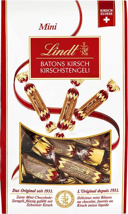 Actual product image Lindt Kirschstengeli Mini (120 g)