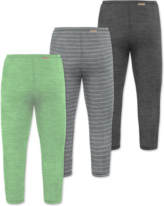Actual product image Normani 3-pack baby merino pants with feet - 9543 (56)