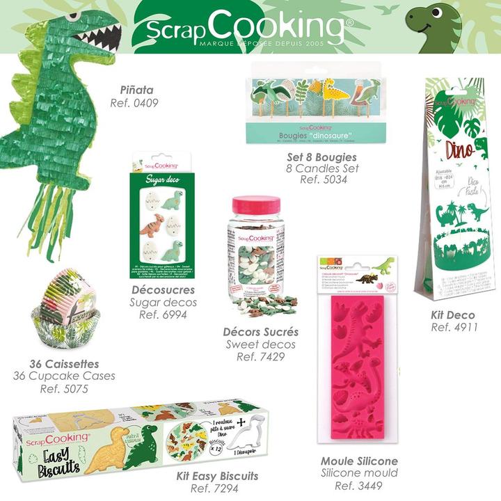 Actual product image ScrapCooking Dino (8x)