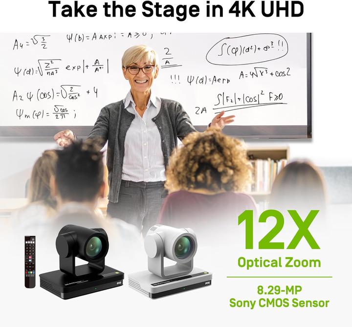 Image du produit Ipevo KFT VC-Z4K Caméra PTZ UHD 4K noire (3840 x 2160 pixels)