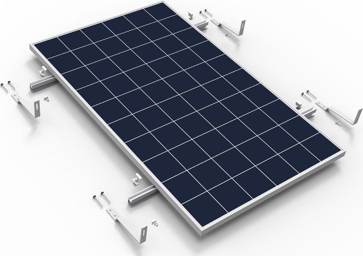 Image du produit Autosolar Kit de fixation pour panneaux solaires en tuiles plates (Matériel de montage du système solaire)