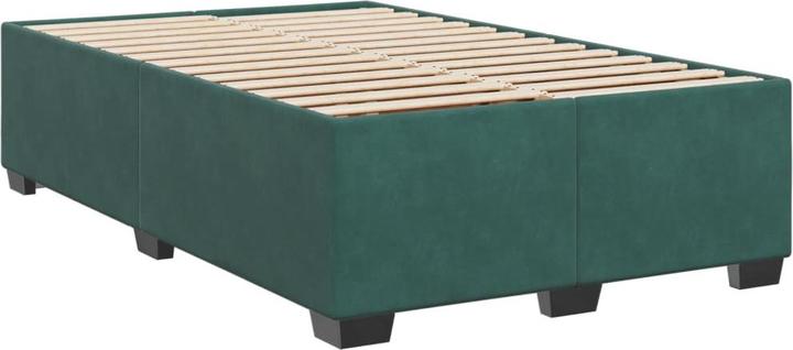 Actual product image vidaXL Bo x spring bed with mattress 200 x 200 cm velvet (200 x 200 cm)