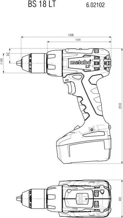 Actual product image Metabo BS 18 LT (Drill driver)