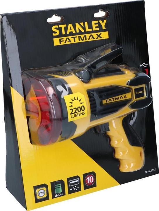 Produktbild Stanley FATMAX SL10LEDS Wiederaufladbare 920 Lumen LED-Taschenlampe (23.40 cm, 920 lm)