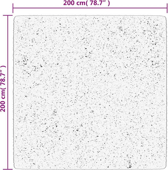 Produktbild vidaXL Teppich (200 x 200 cm)