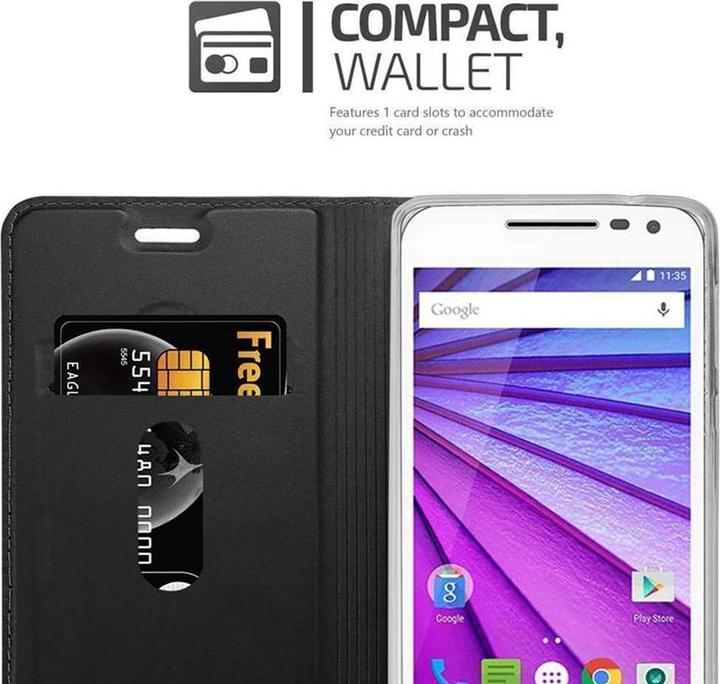 Actual product image Cadorabo Book Classy Style Cover (Motorola Moto G3)