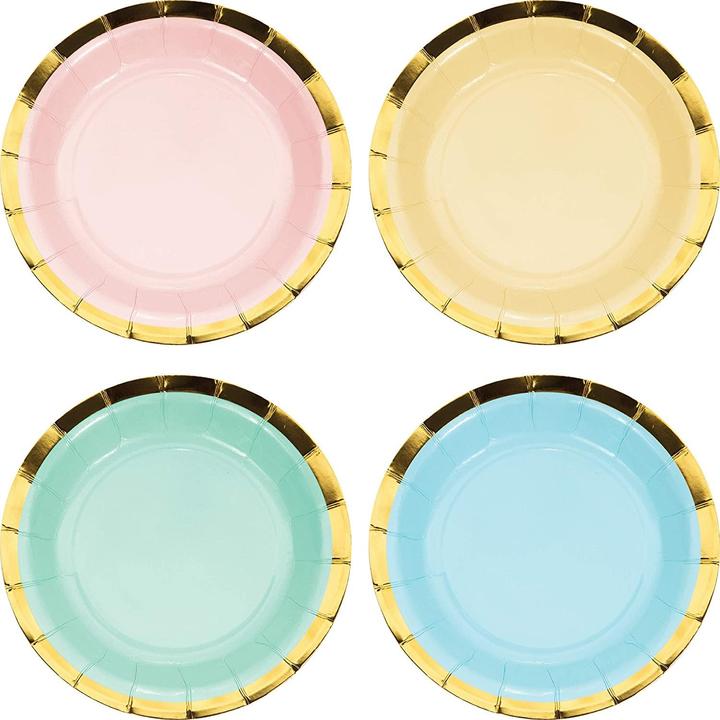 Produktbild Creative Party Pastell WegwerfTeller Papier 8erPack (8 Stk.)