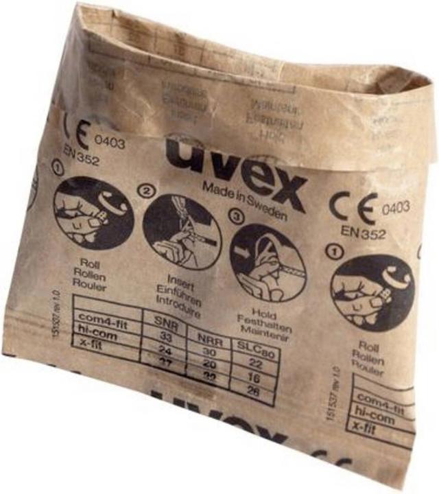 Produktbild Uvex Safety Gehörschutzstöpsel x fit, grün, SNR 37 dB, Grösse M (100 x)