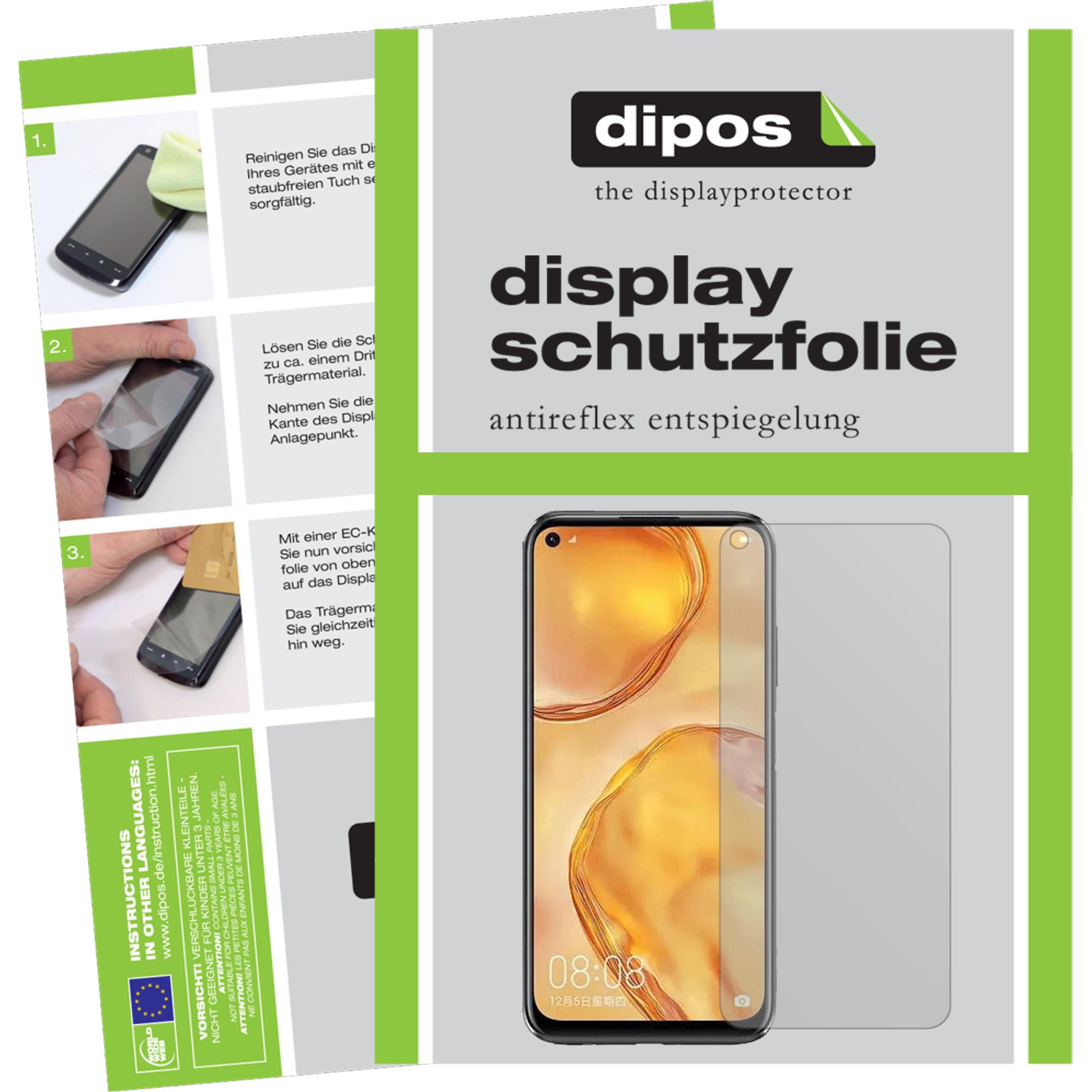 Dipos Displayschutzfolie Antireflex (5 Stück, Huawei P40 Lite), Smartphone Schutzfolie, Transparent