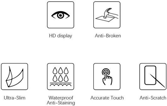 Actual product image MU Budget Protective glass screen protector (1 Piece, Tab P12 Pro)