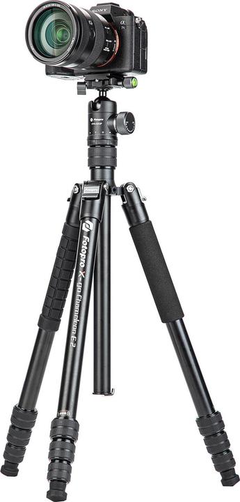 Productafbeelding Fotopro X-go Chameleon E2 Stativ mit FPH-52QP Kugelkopf (Metaal)