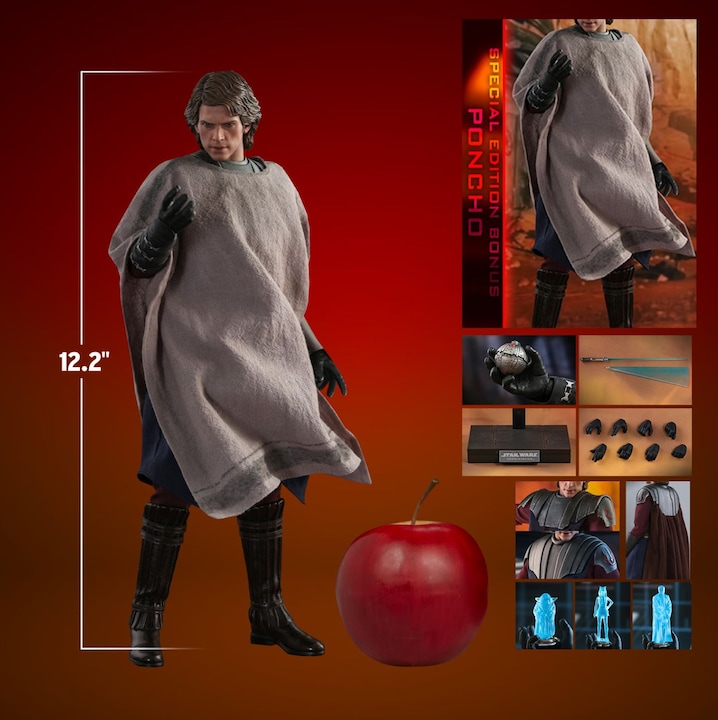 Immagine prodotto Hot Toys Star Wars: The Clone Wars - Figura esclusiva di Anakin Skywalker in scala 1:6