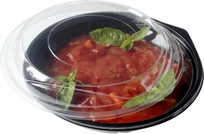 Actual product image Antalis Låg t/salad bowl Ø215x25mm A-PET 300stk/kar - (300 pcs.)