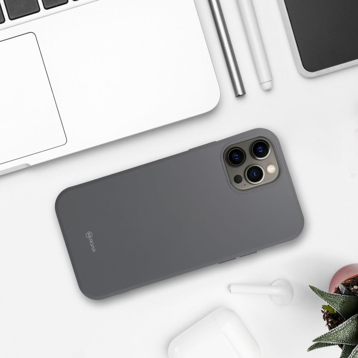 Produktbild Roar Back panel cover case COLORFUL JELLY for SAMSUNG A55 5G grey (Samsung Galaxy A55)