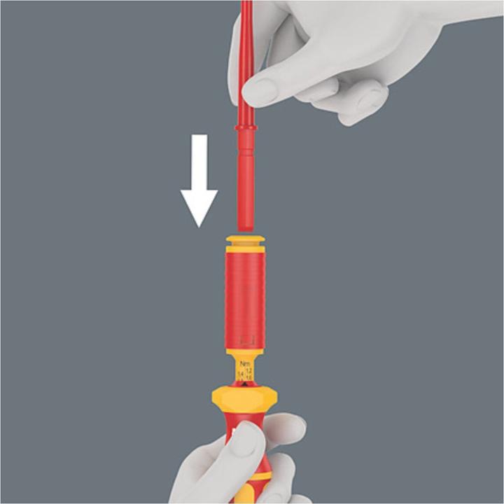 Produktbild Wera Kraftform Kompakt VDE 16 Torque extra slim 1 (Schlitz, Pozidriv-Kreuzschlitz (PZ), Pin-torx)