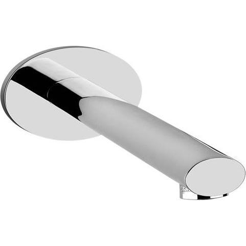 Gessi, Badarmatur, Ovale, Wand-Wannenauslauf 1/2, für separaten Einhebelmischer oder Sensor, Ausladung 204 mm, 2