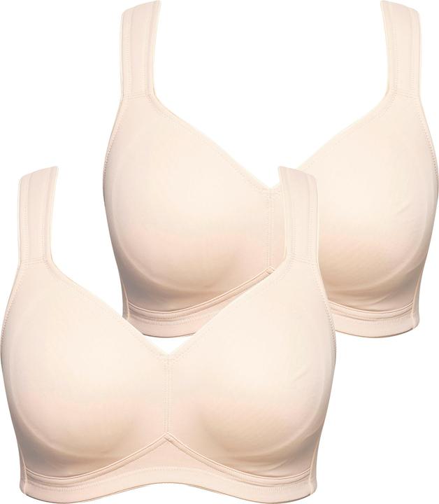 Image du produit Ulla Popken Soutien-gorge en microfibre, sans armatures, bonnets moulés - lot de 2 (lot de 2, 130 E)