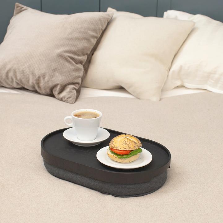 Image du produit Bosign Schosstablett mit Laptop-Kissen medium, schwarz