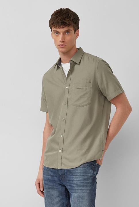 Immagine prodotto s.Oliver Regular Fit: Leichtes Kurzarmhemd mit Stickerei (M)
