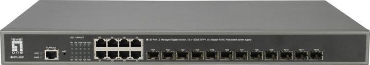 Produktbild LevelOne Level One GTL-2091 20-Port-L3 Managed-Gigabit-Switch (8 Ports)