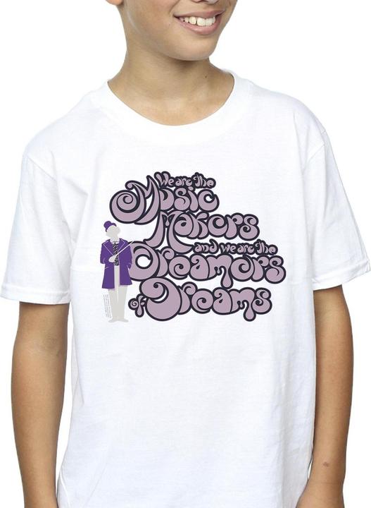 Immagine prodotto Willy Wonka & the Chocolate Factory Dreamers Text Maglietta Ragazzi (128)