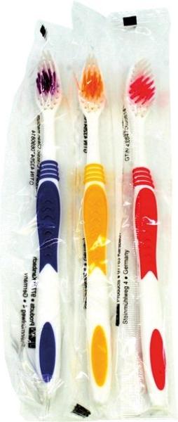 Immagine prodotto Elina 1 Zahnbürste Classic Clean medium in 4 Farben assortiert (Medio, 1 x)