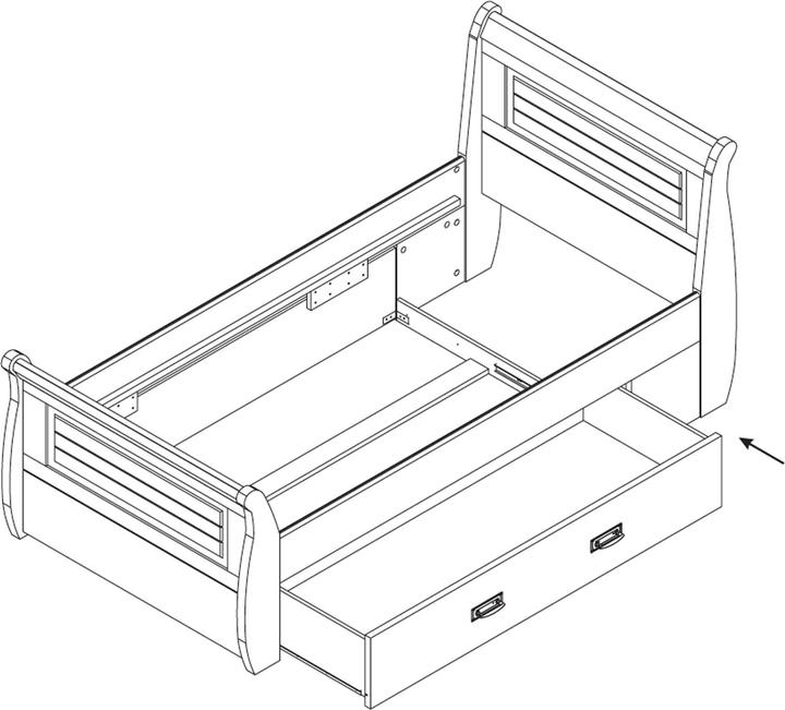 Image du produit Möbel-Eins Roman (100 x 200 cm)